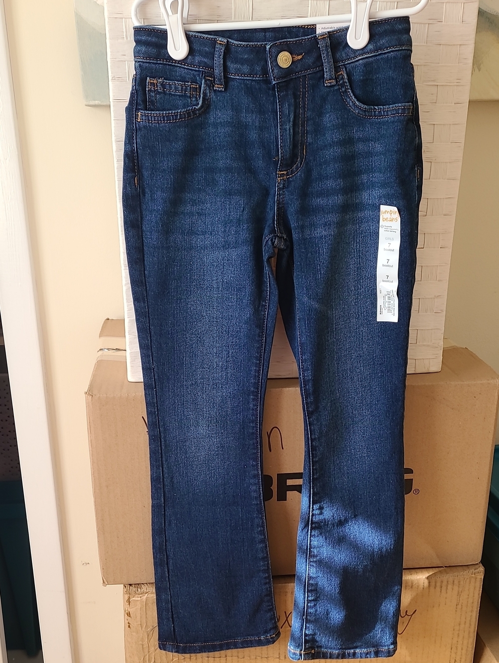jumping beans Dark Blue Slim Bootcut Jeans